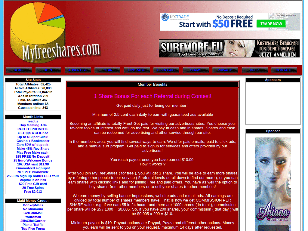 MyFreeShares Custom Theme