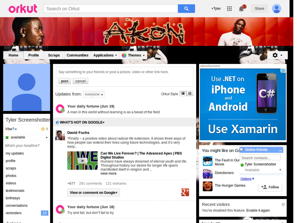 Orkut - Akon ( by Templah.com )