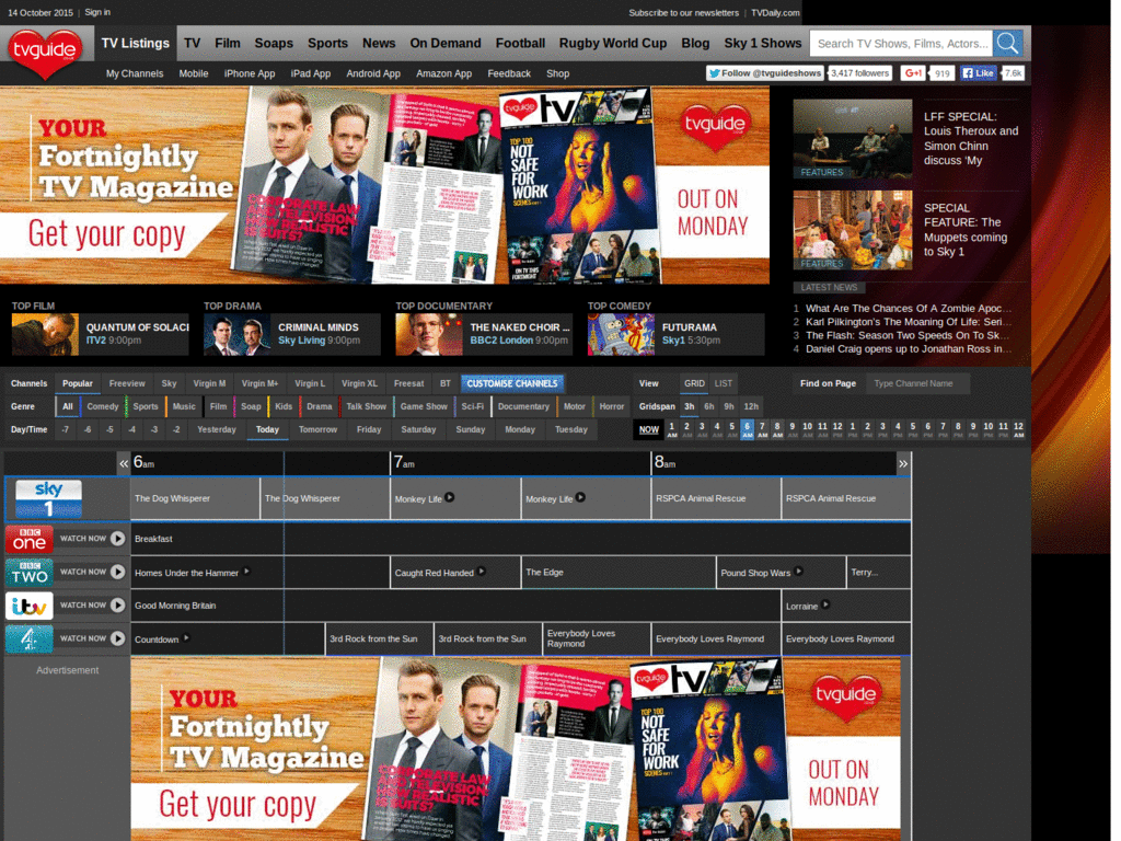 TV Guide Hide Side Menu [Replaced]