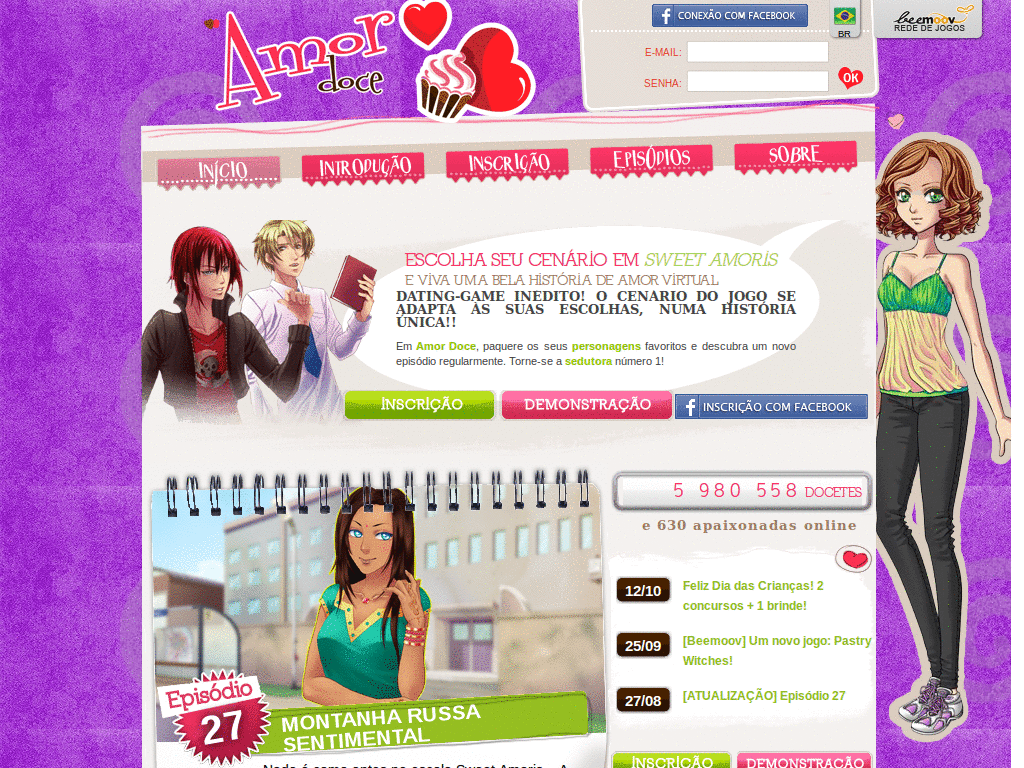 Tema Amor doce / Ellen