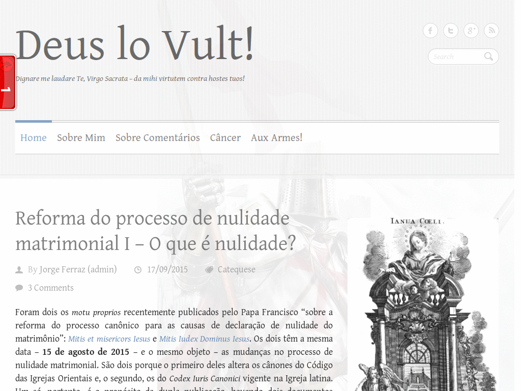 Comentários no Deus lo Vult "clean"