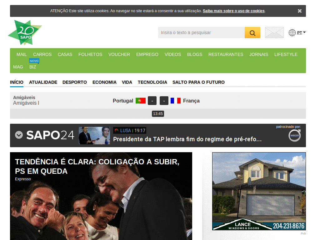 Sapo Notícias