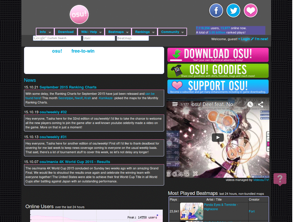 Dark Osu!