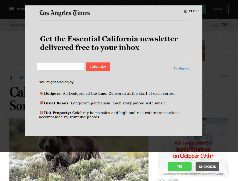 Darken text on LA Times, Chicago Tribune sites