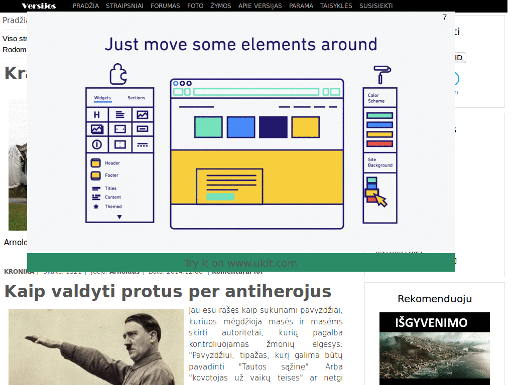 versijos.com - cleaner, readable, no ads