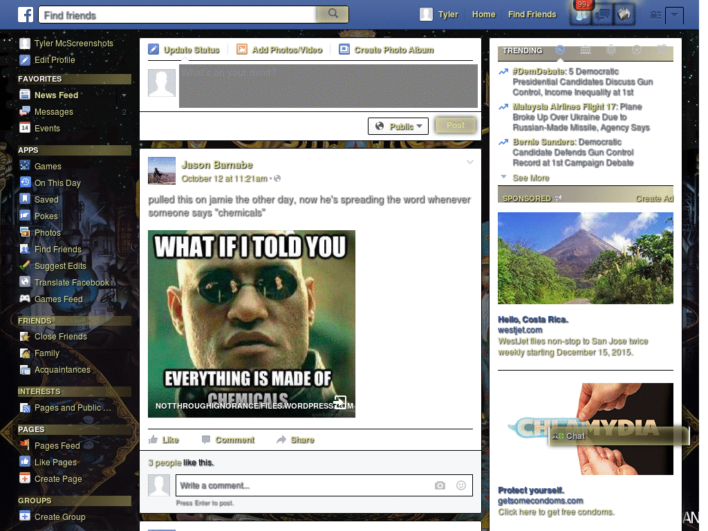 Golden King of Pop Facebook theme