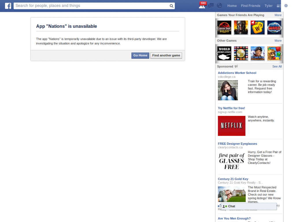 Nations - Facebook App
