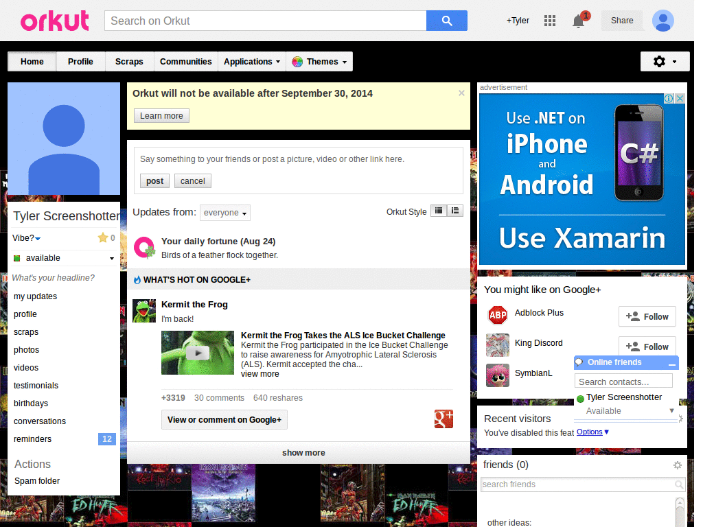 Orkut - Iron Maiden ( by Templah.com )