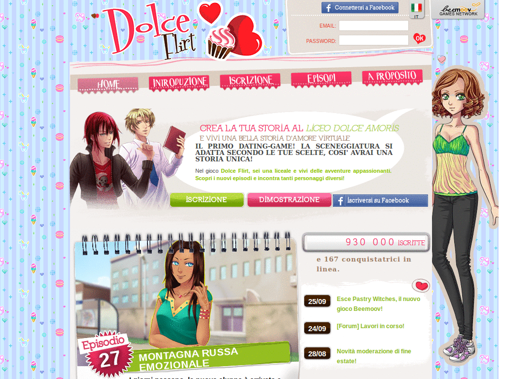 Theme Dolce Flirt - Alice in wonderland