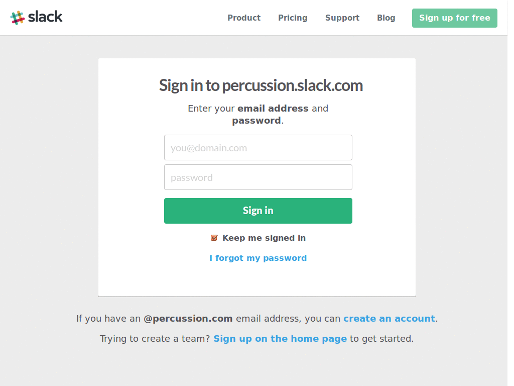 Percussion for Slack