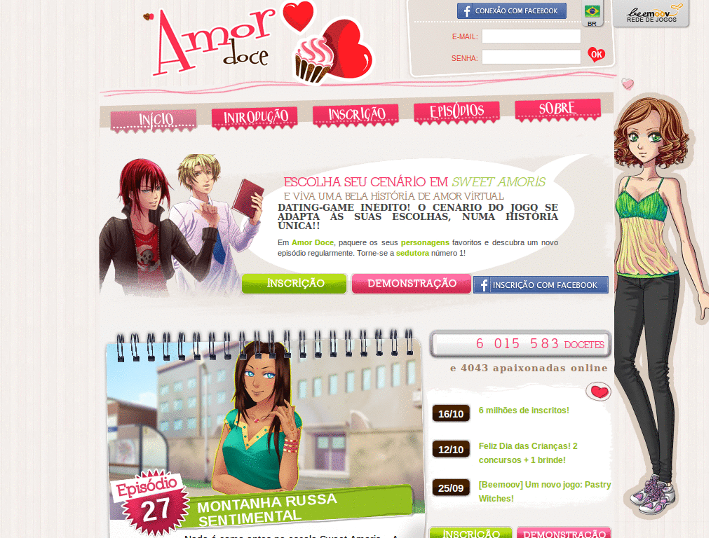 Theme teste amor doce