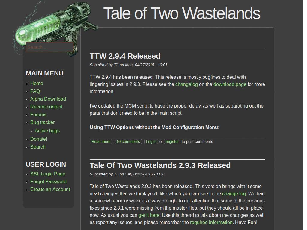 A Tale of Two Wastelands - Edits and Tweaks