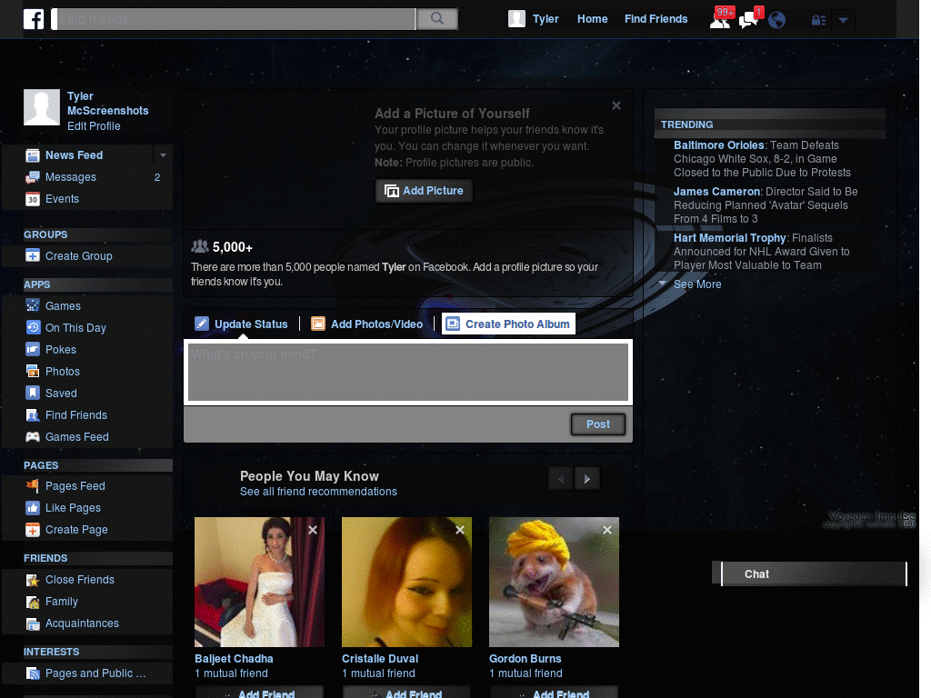 Facebook -- U.S.S Voyager