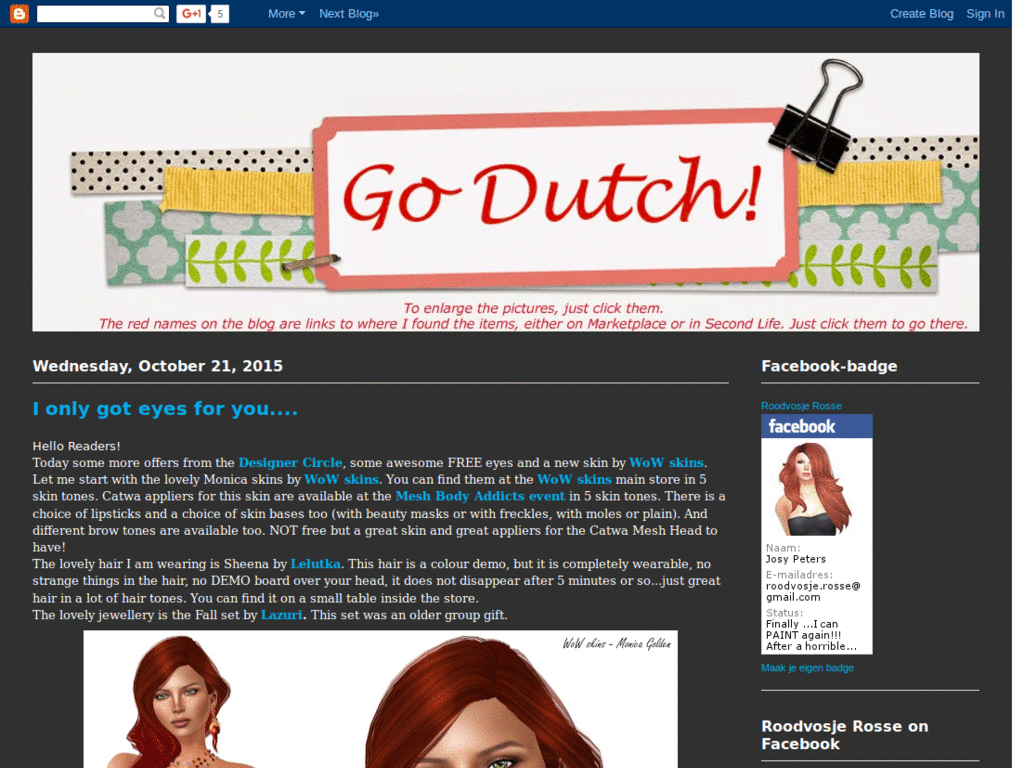 Go Dutch: Dark (Nova)