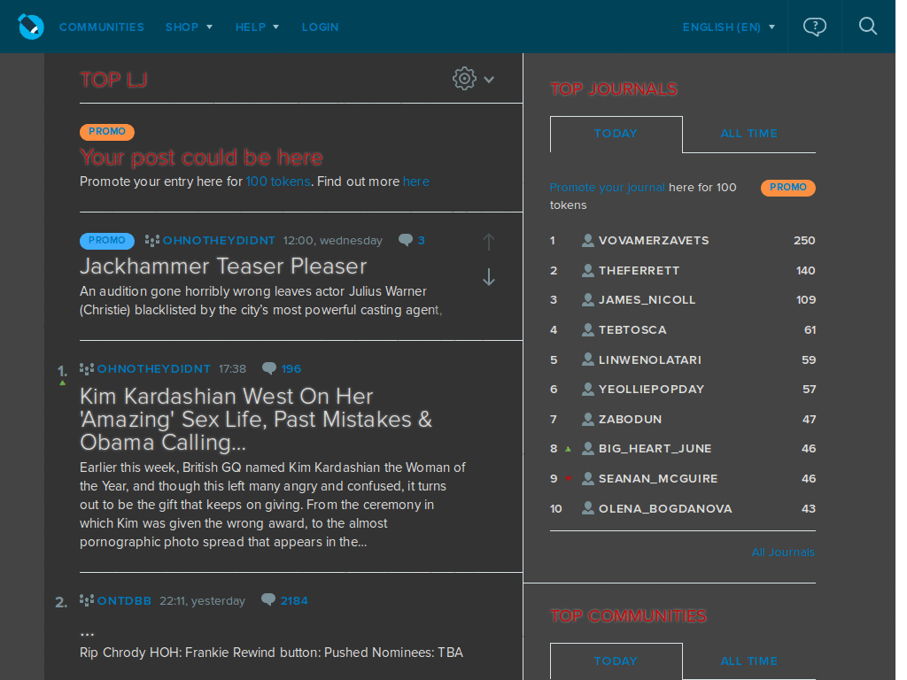livejournal.com Night mode