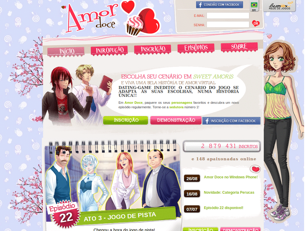 Linda Theme Amor Doce
