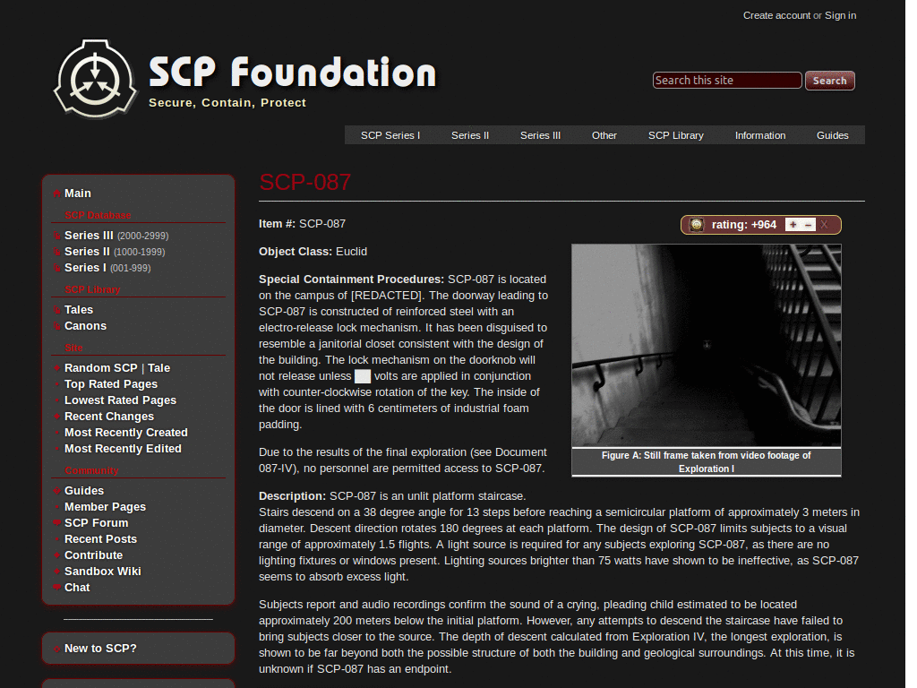 Dark SCP Wiki