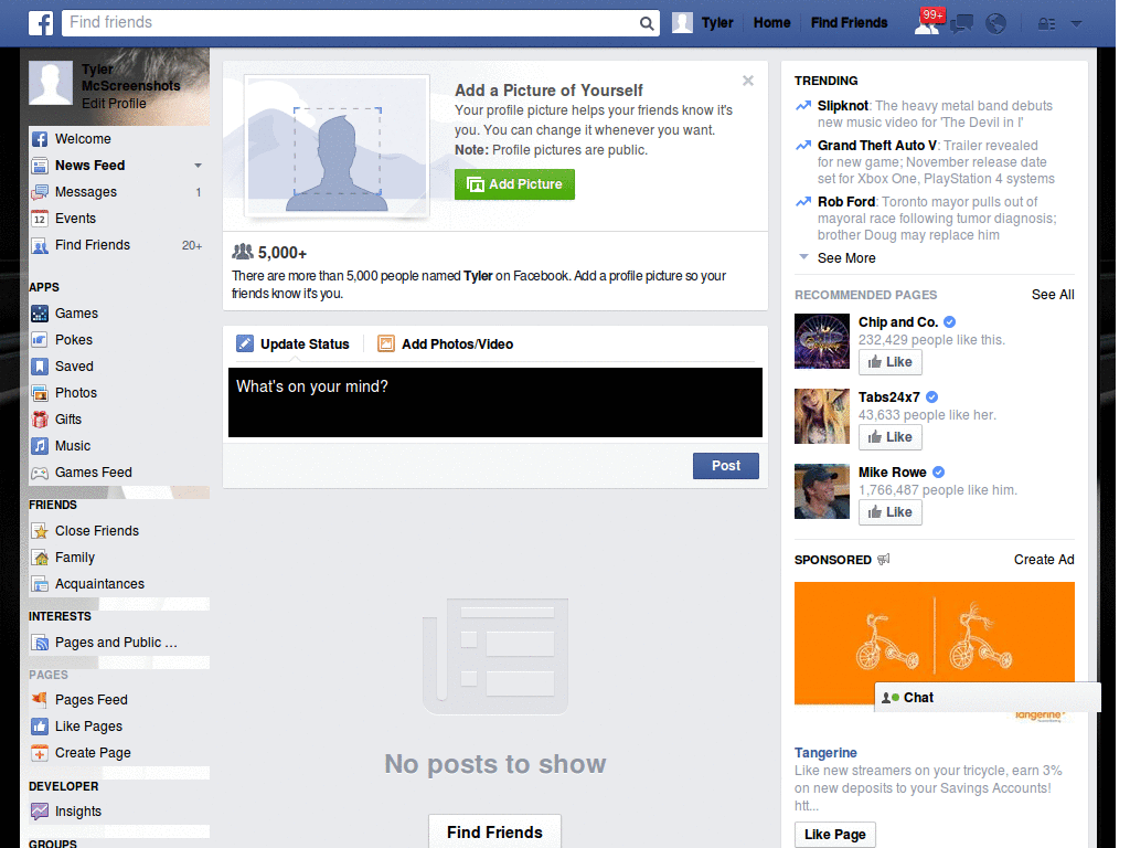 Antonio Banderas para Facebook