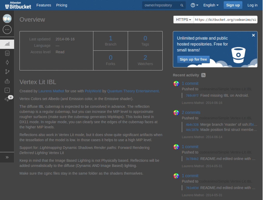 Dark BitBucket