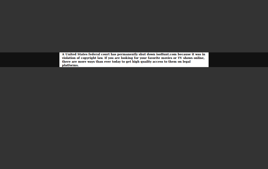 Isohunt - Dark Greys & Greens