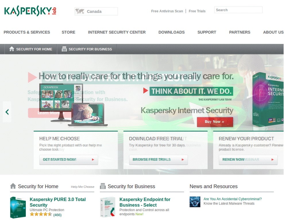 kasperskyclub.ru ESI DanillaTech style