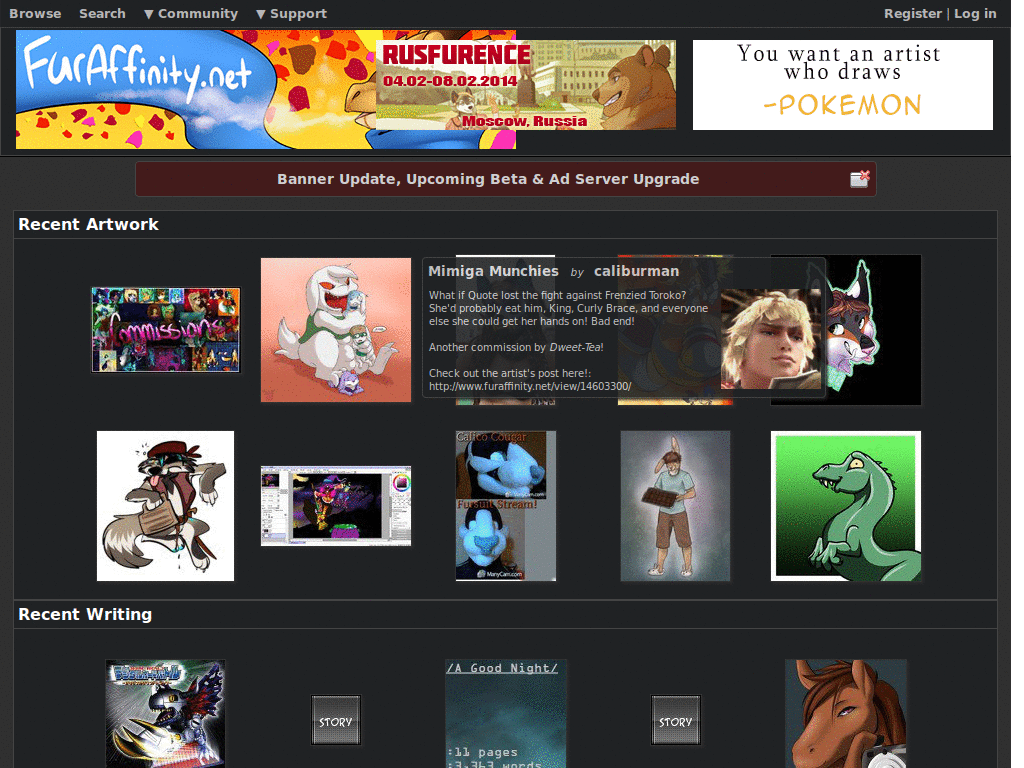 Furaffinity Nocturnal Skin v3