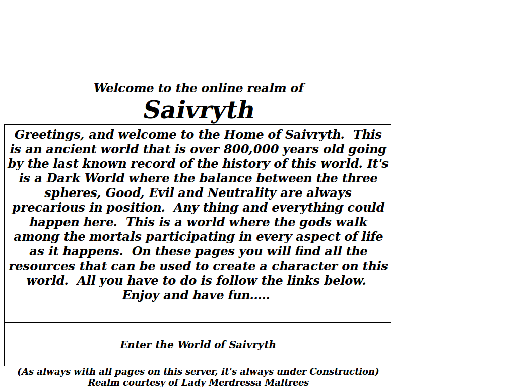 Saivryth - Print Style
