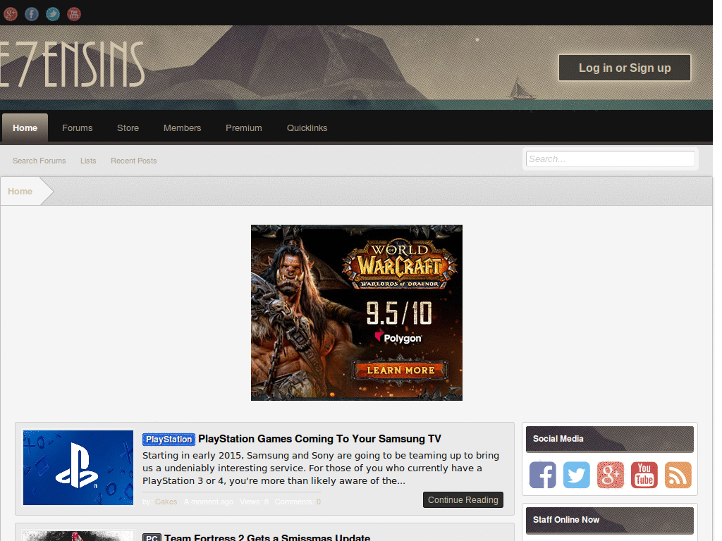 Custom se7ensins theme