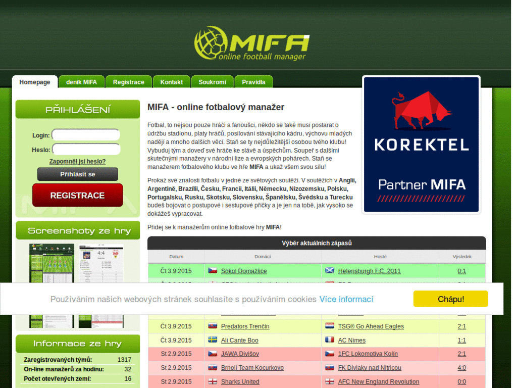 MIFA skrytý výsledek od Carboneho v2.0.0