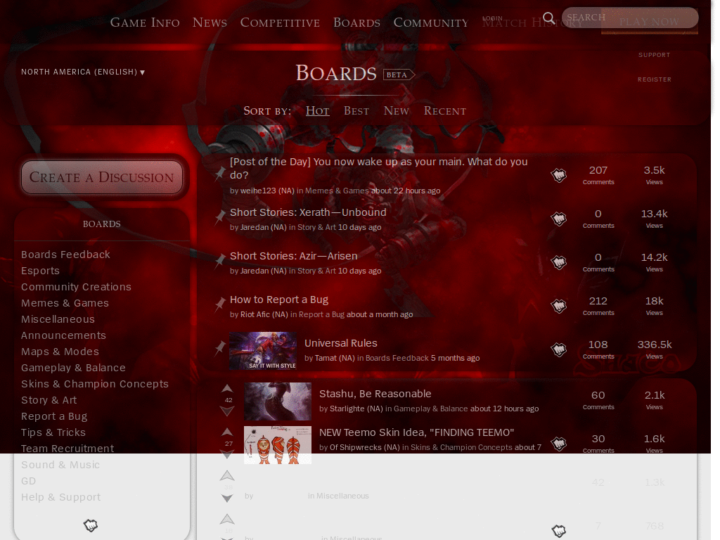 LoL Boards - Shaco(red)