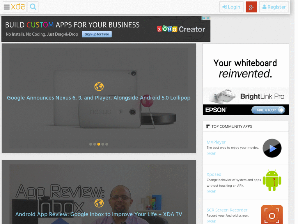 XDA Developers 2015 Dark Theme