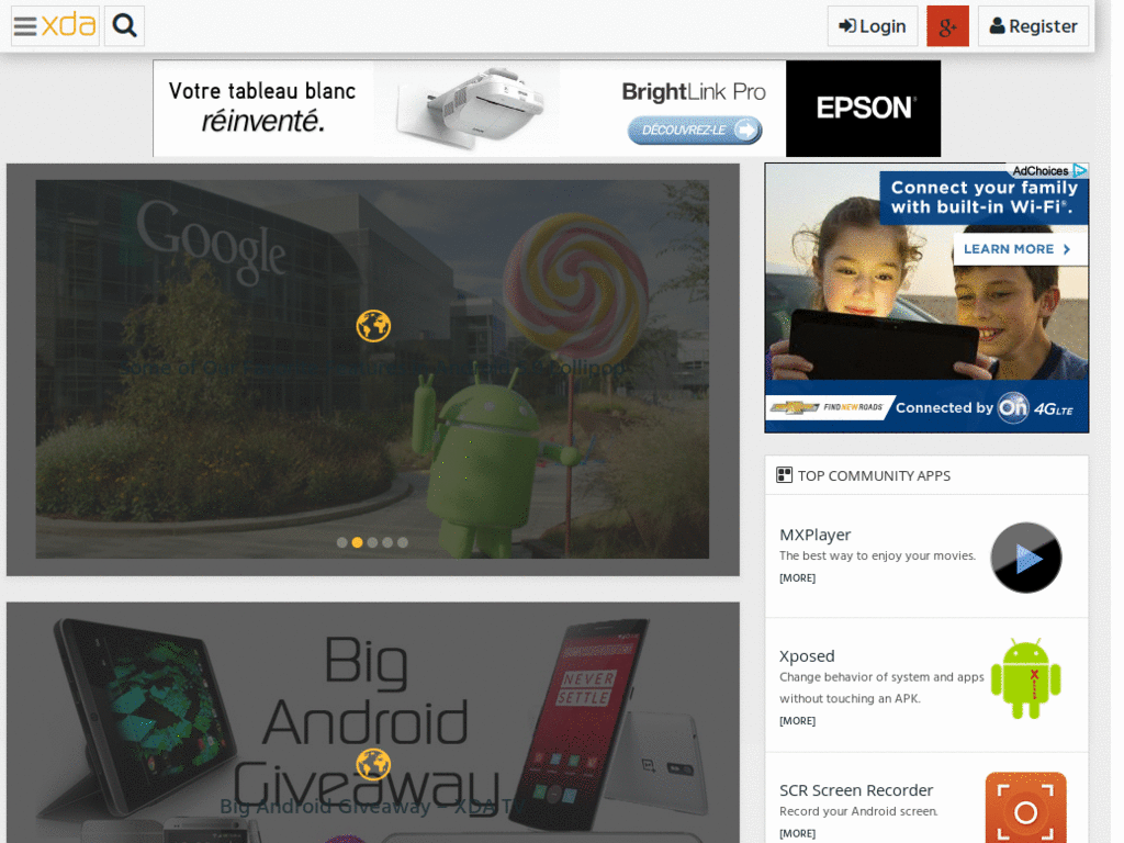 XDA Developers 2015 Light Theme