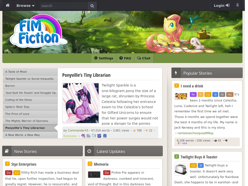 Fimfiction Font Tweak