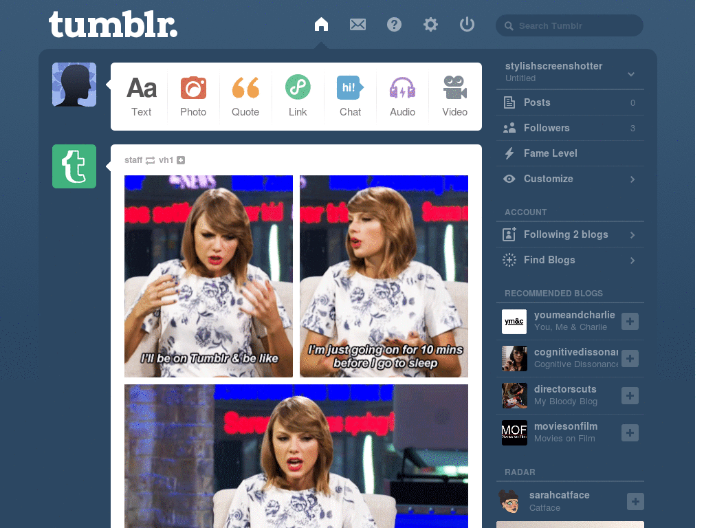 Fame Level" Activity
