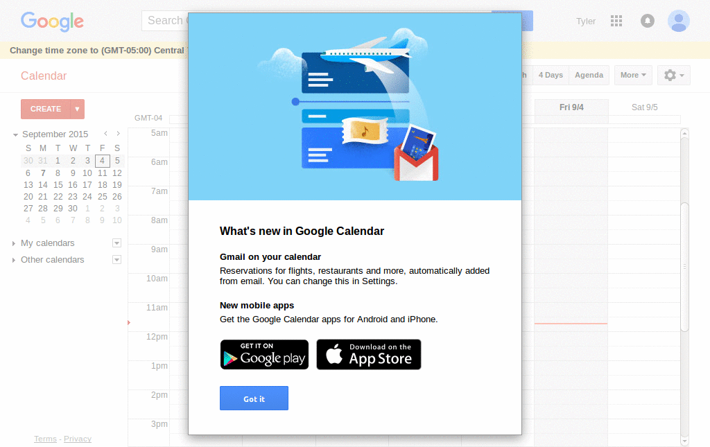 Small ScrEeens: Google Calendar