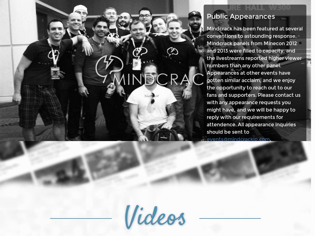Mindcrack Selection header remover