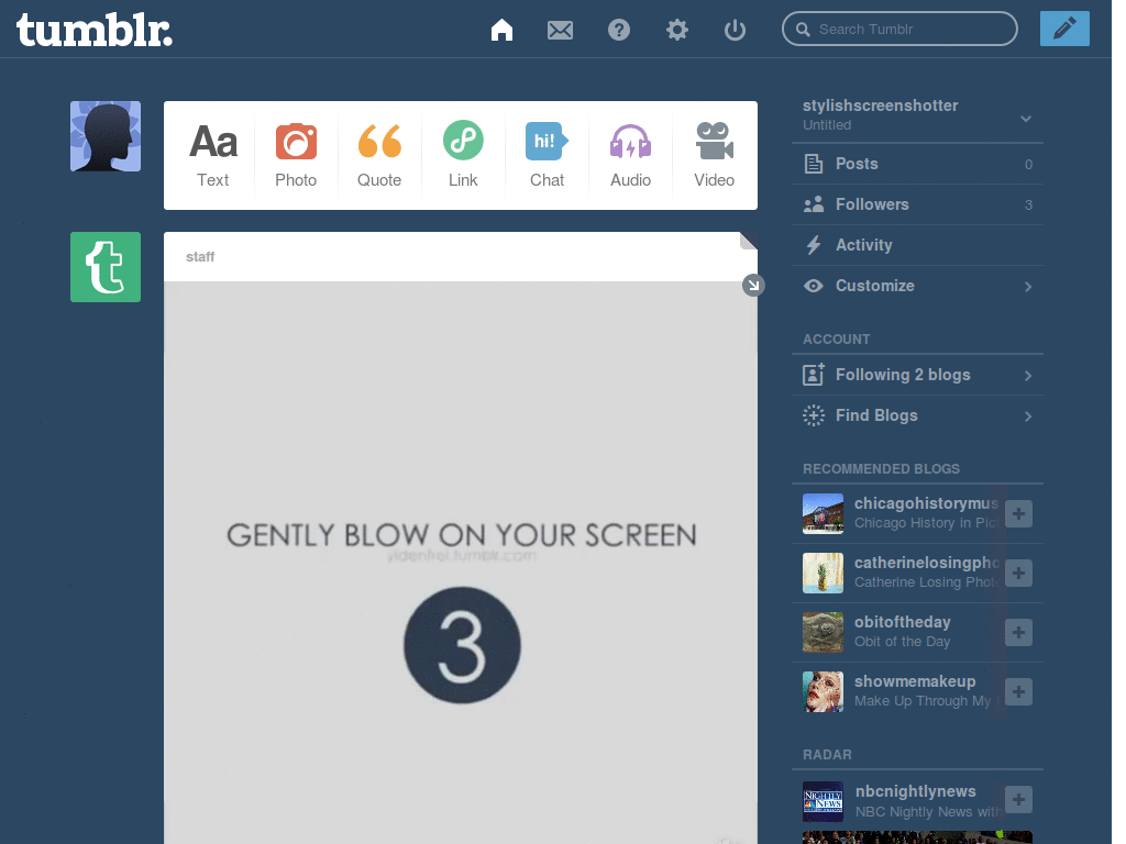 Bring Back the Old Tumblr Blue