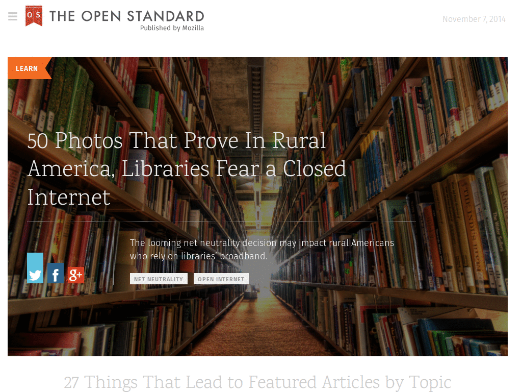 Open Standards Feed