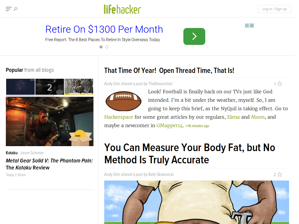 Lifehacker indent replies
