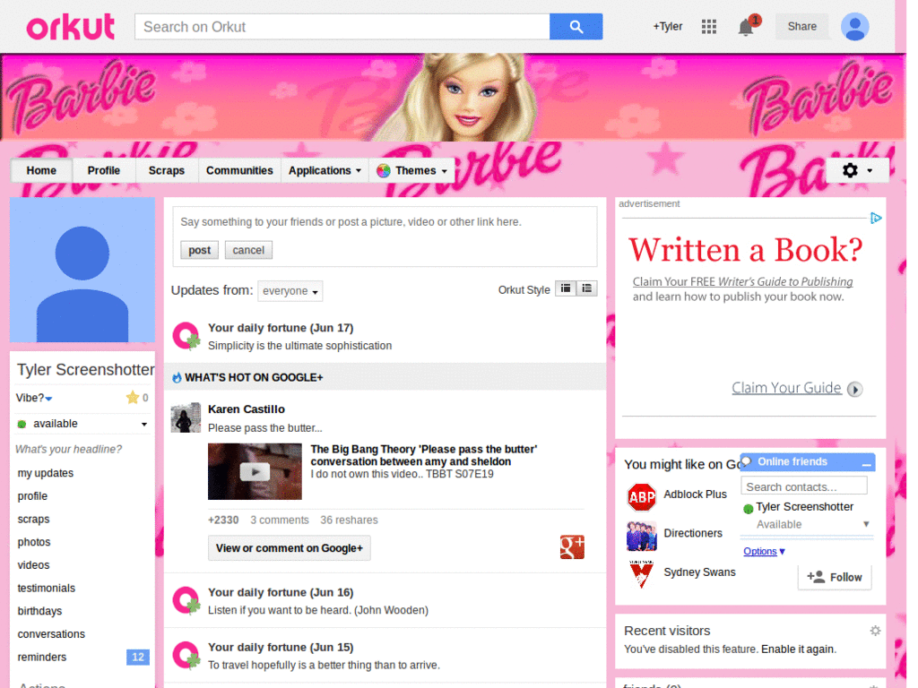 Orkut - Barbie ( by Templah.com )