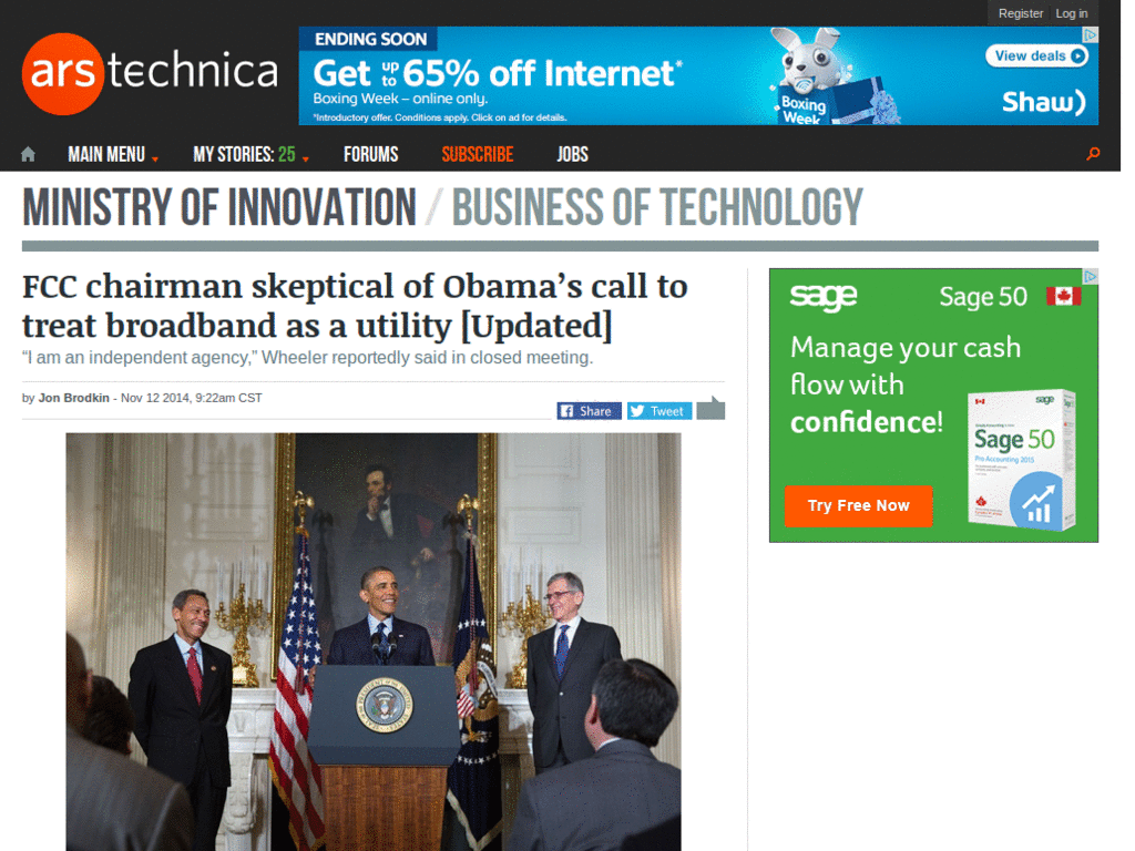 ArsTechnica 18px Georgia Articles