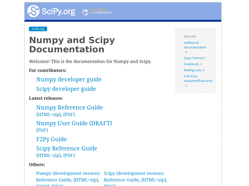 docs.scipy.org