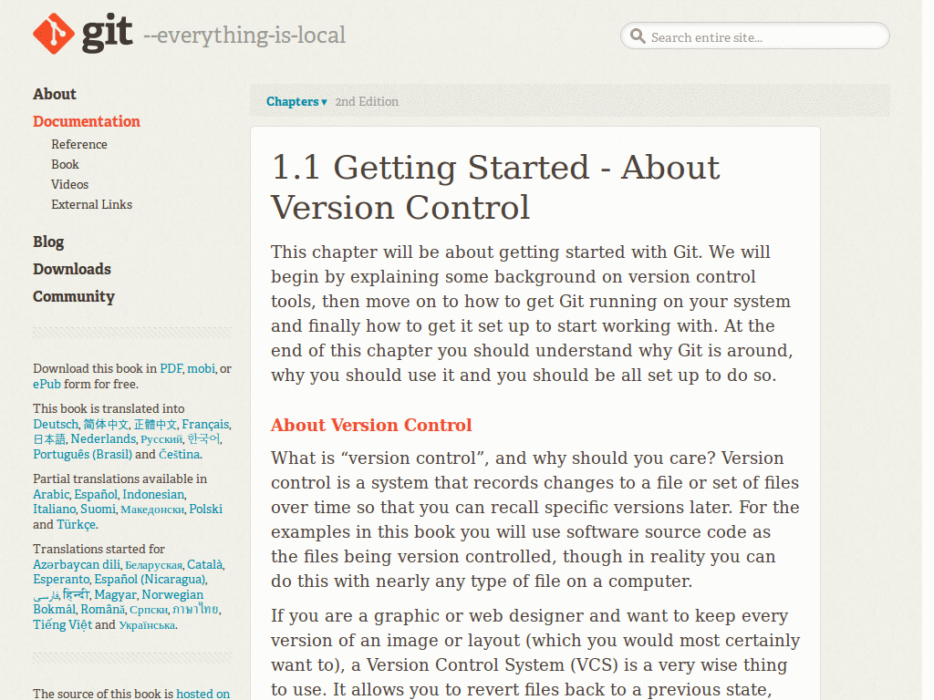 Pro Git book