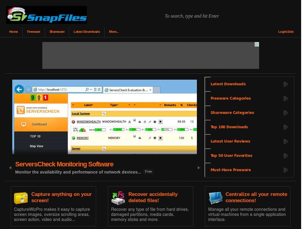SnapFiles.com - Black & Orange [PocketAppZ]