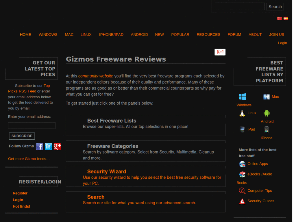 TechSupportAlert.com - Black & Orange [PocketAppZ]