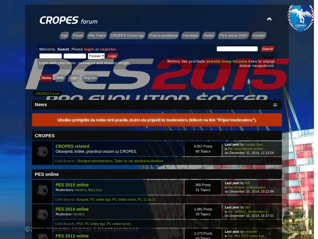 CROPES PES 2015