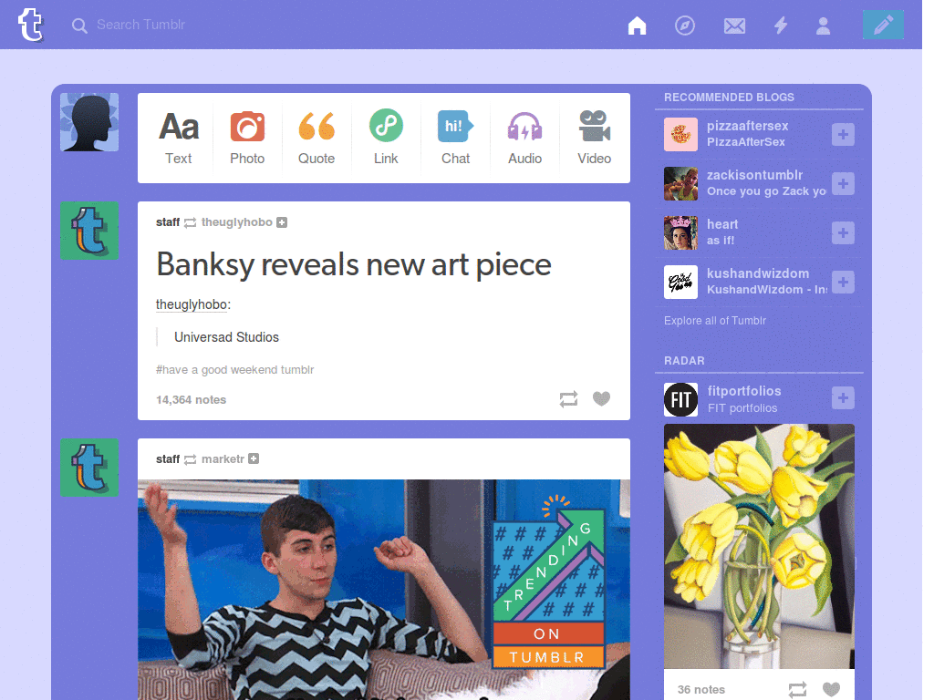 Periwinkle Pixel Tumblr