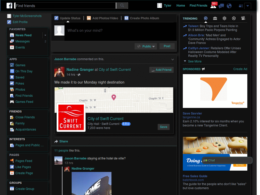 Facebook Dark&Clean