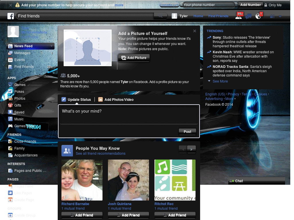 Facebook Theme Lamborghini Aventador