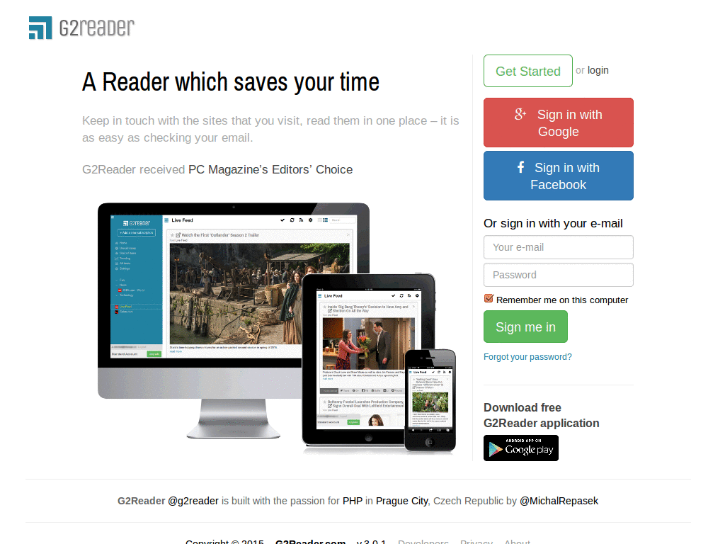 G2Reader - Mark all as read enhancement